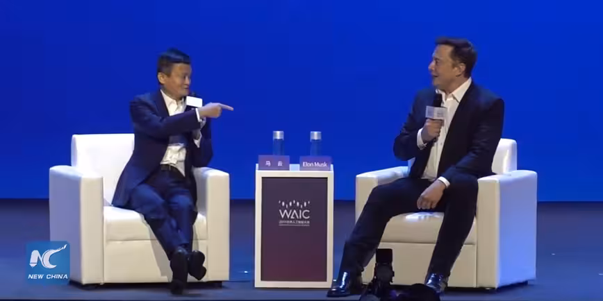 Elon Musk seemed unhinged ‘debating’ AI with Jack Ma