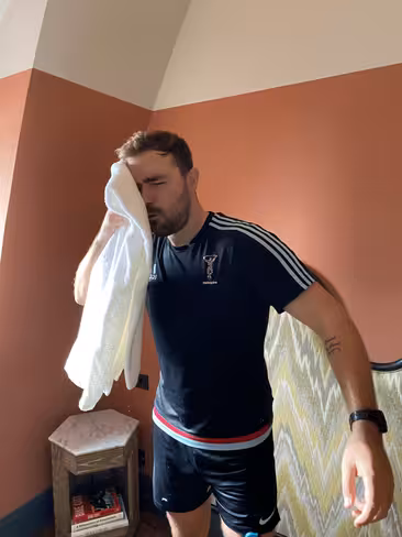 ring fit adventure towel dry