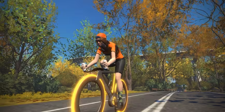 Tron, Zwift, bikes