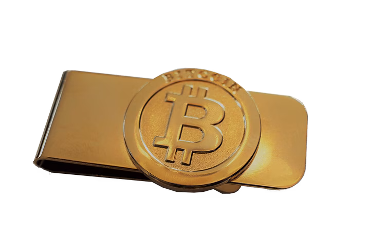 money clip, bitcoin, fiat