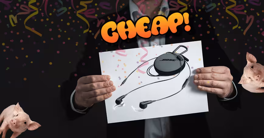 CHEAP: Sweat-time, piglet — there’s 50% off the Bose SoundSport headphones Featured Image