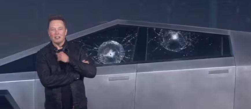 Here’s why the Cybertruck’s windows broke, according to Elon Musk