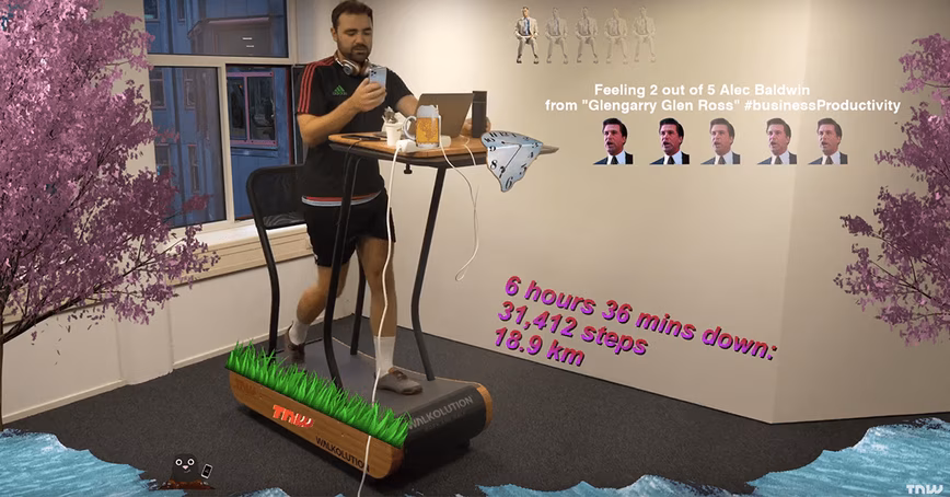 We spent a workday on a treadmill desk so you didn’t have to