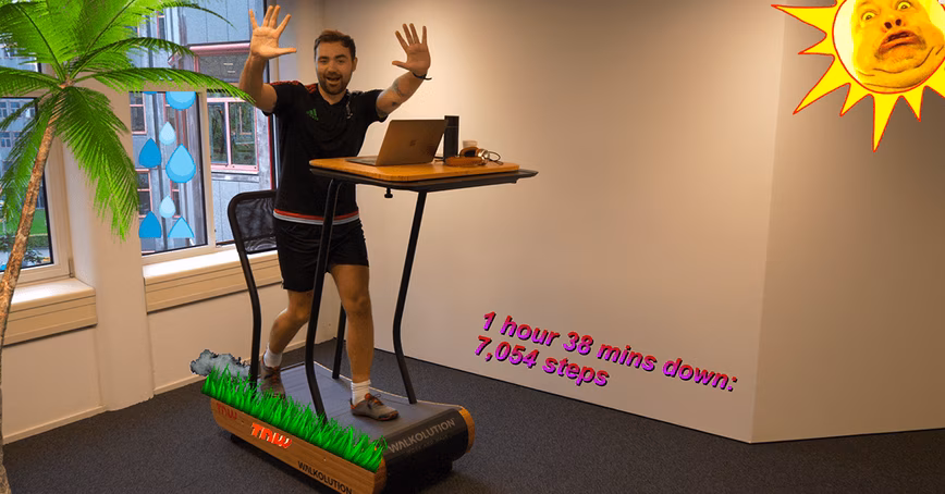 Watch me test a ‘walking desk’ for 7 hours straight because why not