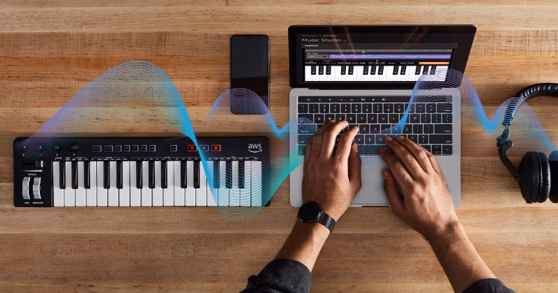 Amazon unveils musical AI keyboard that teaches humans about machine learning