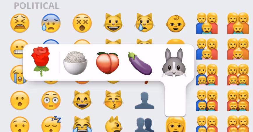 From sexting to politics: How emoji evolved this decade