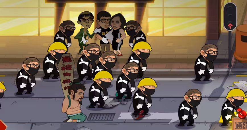 Horrible Chinese game asks players to beat up Hong Kong protestors