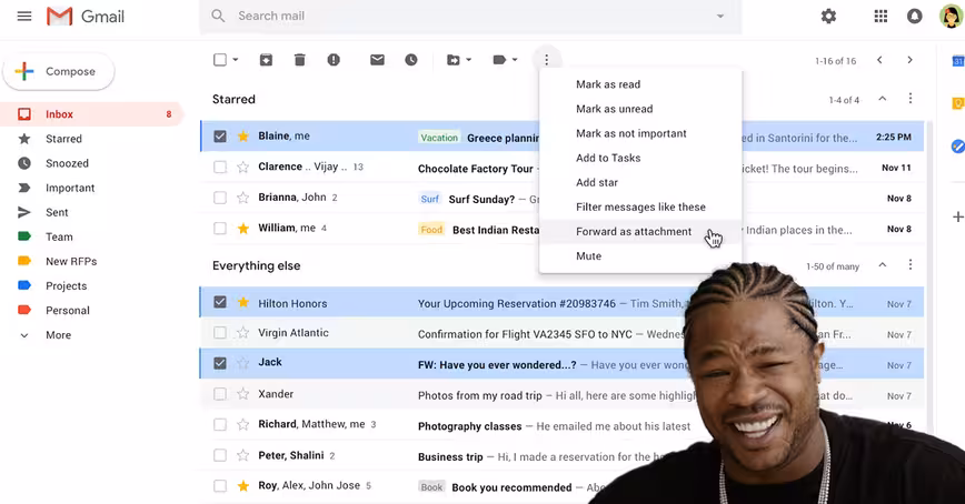 Gmail now lets you send emails within emails