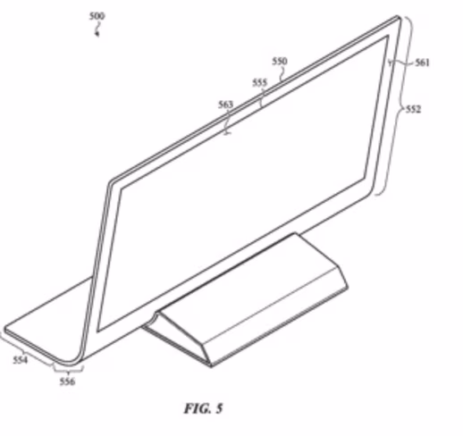single glass sheet imac rear wedge