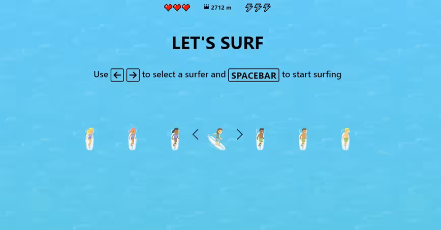 How to find the secret surfing game in Microsoft Edge