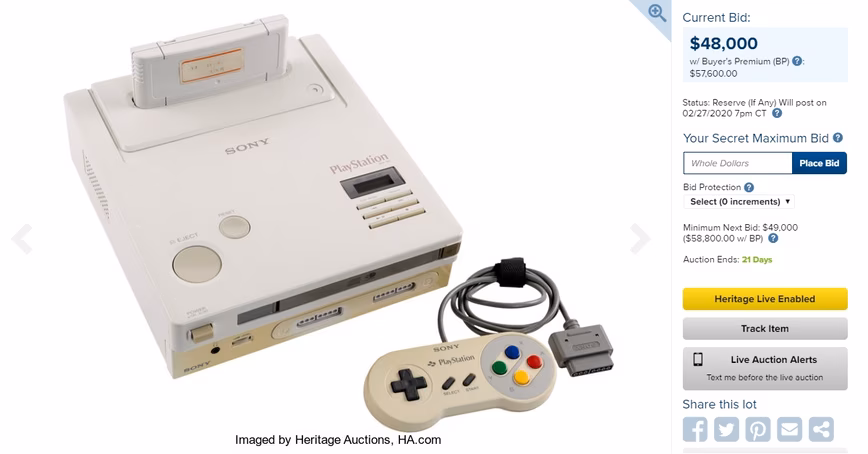 Rare Nintendo Playstation sells at auction for $360k