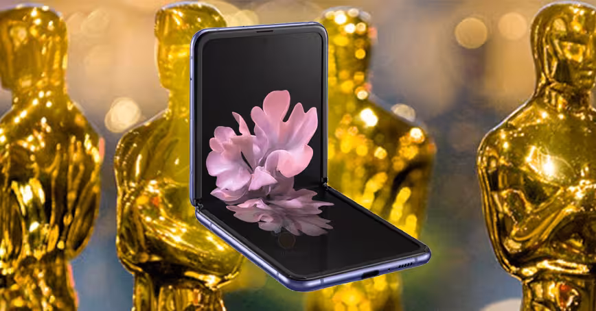 Samsung’s Galaxy Z Flip phone Oscars advert had some weird small print
