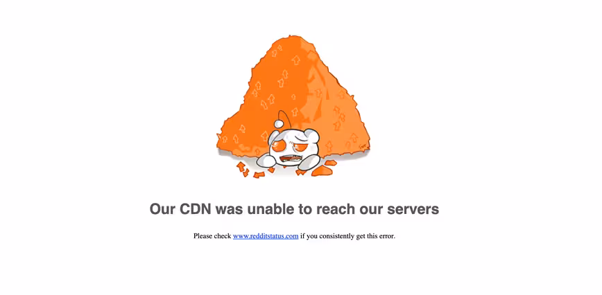 Reddit is down right now [Update: It’s coming back up]