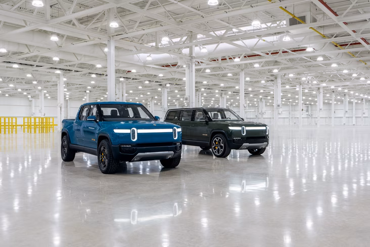 Rivian, cars, evs, tesla, amazon