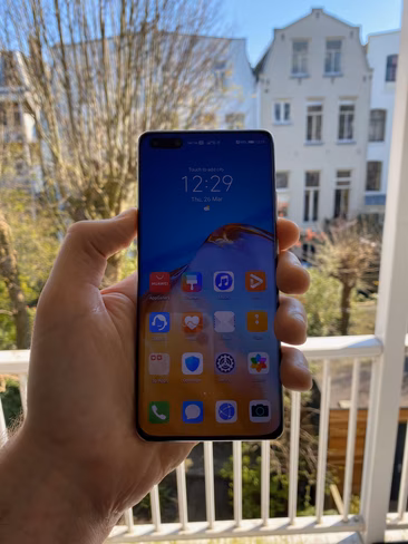 Front shot of the device
