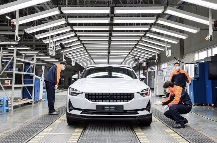 Polestar 2, production, china, geely, production