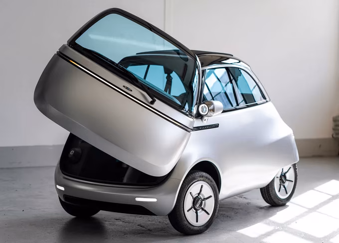 microlino, isetta, door, opening, hatch, car, ev