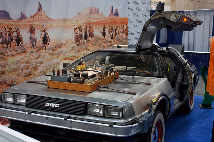 delorean, car, film, part 3