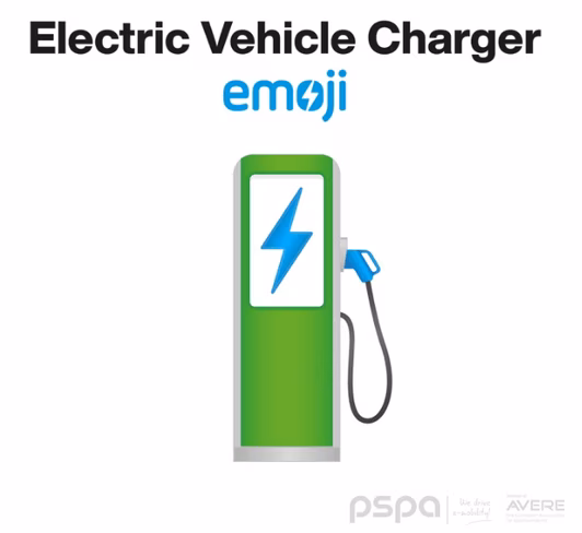 ev, charging, emoji
