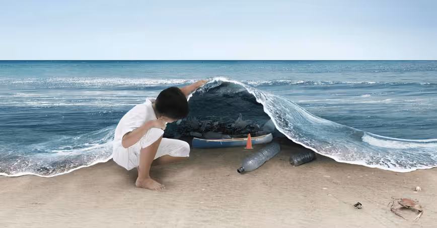 AI detects plastics in the oceans by analyzing satellite images