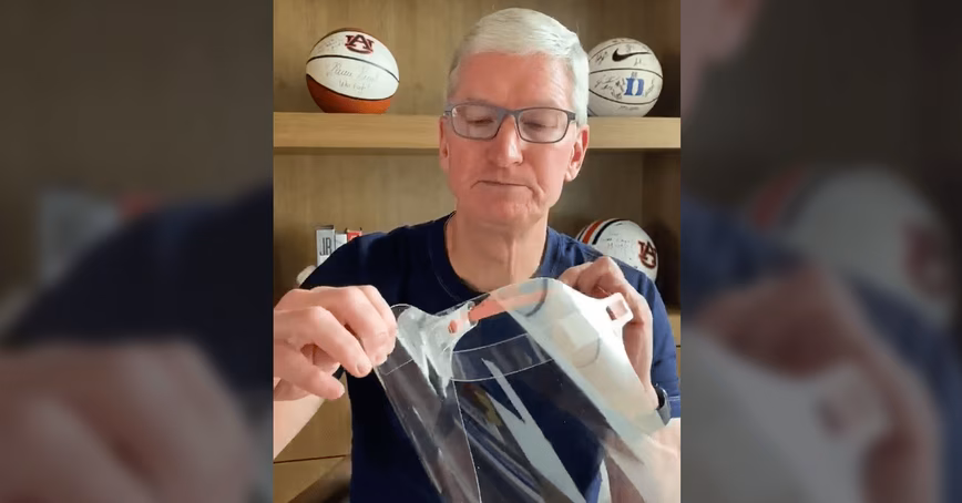 Apple is making a million face shields per week to help health workers