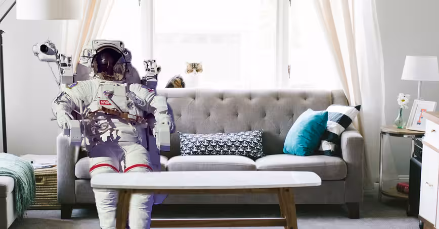 An astronaut’s guide to taking care of yourself during lockdown