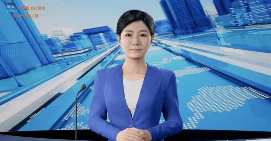 China’s latest AI news anchor mimics human voices and gestures in 3D