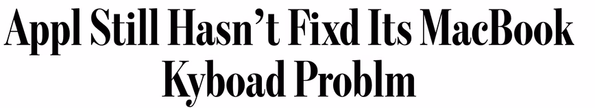 wsj the butterfly keyboard headline
