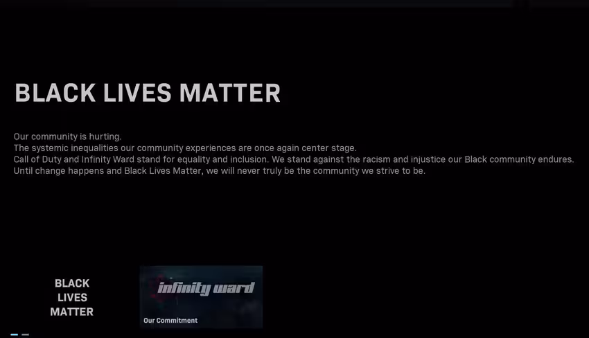 Call of Duty: Warzone now shows message of support for Black Lives Matter
