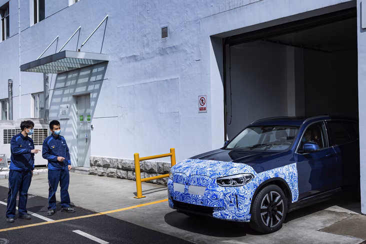 bmw, ix3, car, production