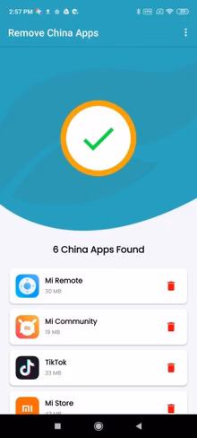 Remove China Apps