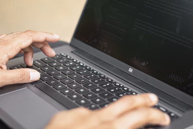 The keys on the Mi Notebook are well spaced and have a good amount of travel, so you won't have any trouble getting a full day's work in