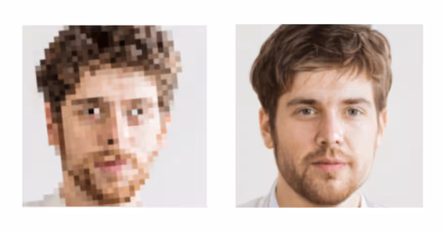 This AI turns your blurry photos into creepy HD faces