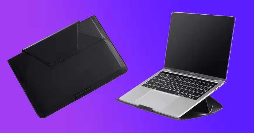 This laptop case turns into a stand — can you?