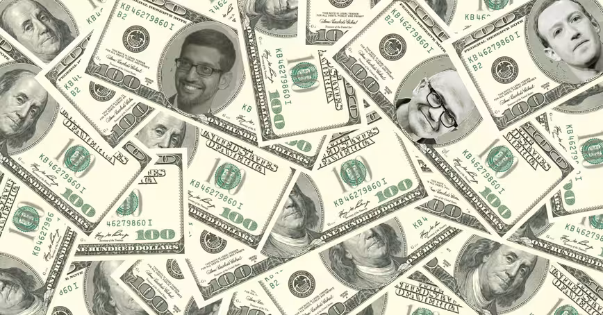 These 5 tech companies are swimming in cash