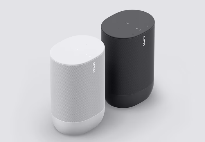 the sonos move lunar white