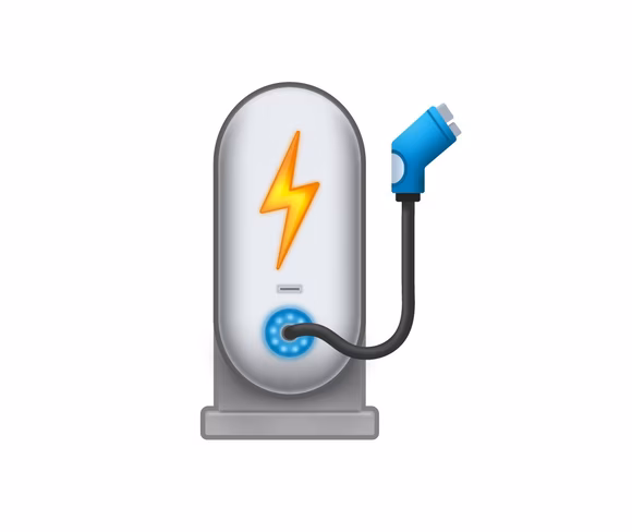 emoji, ev, charger, gas, pump