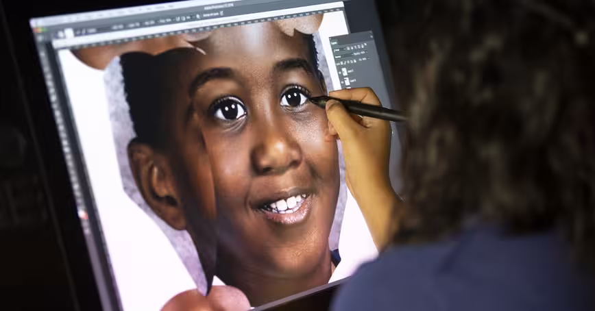How Adobe Photoshop is used in the search for missing children