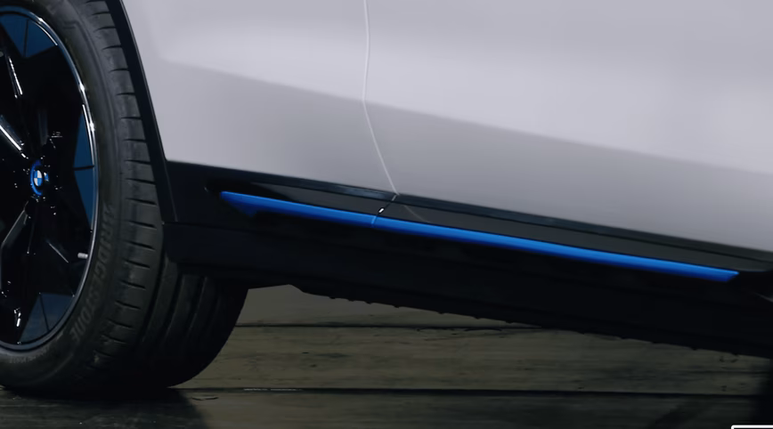 bmw, car, side runner, blue