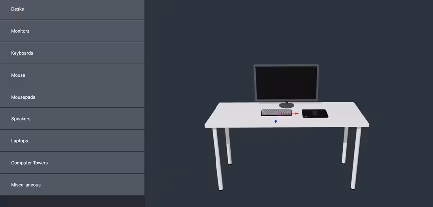 This 3D app lets you design the perfect desk setup before buying anything