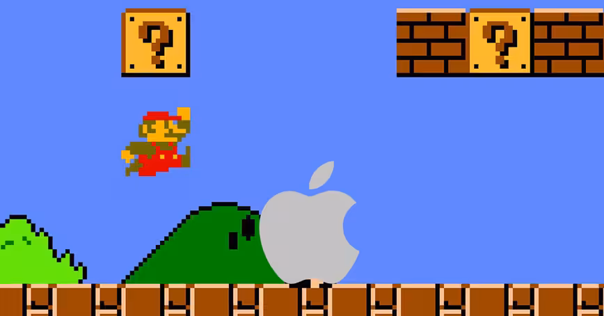 What was the better investment in 1985: Super Mario Bros or Apple stock?