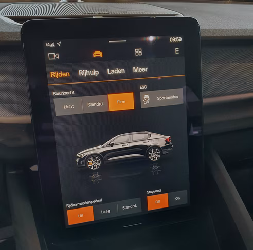polestar 2, one-pedal, driving, charging, ev