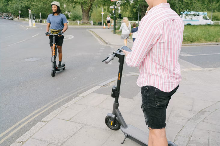 ginger, escooter, rental, shared, mobility