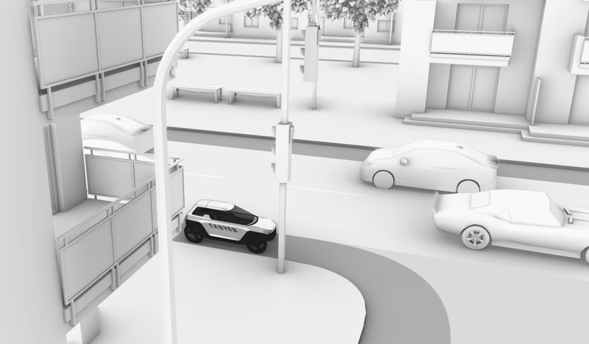 car, road, bike path, concept