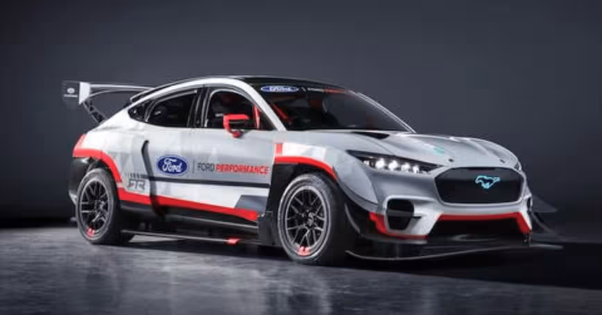 A closer look at the insane 1400hp, 7-motor Ford Mustang Mach-E