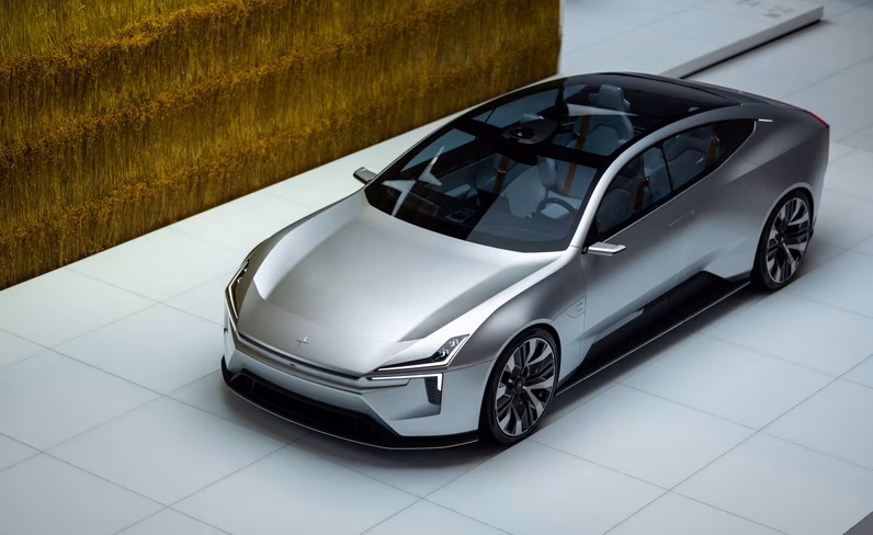 ev, polestar, precept, view, car
