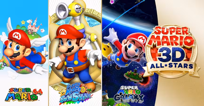 Nintendo finally ports Super Mario 64, Sunshine, and Galaxy to Switch