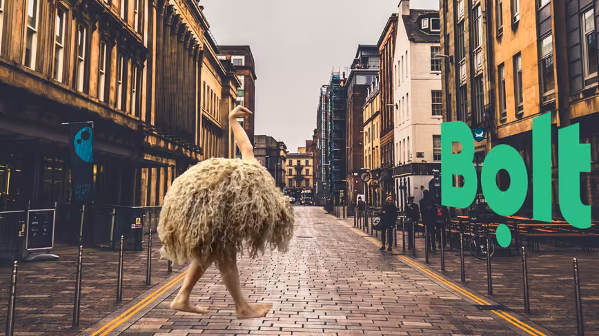 Bolt adds zero emission, no cost travel option: Walking