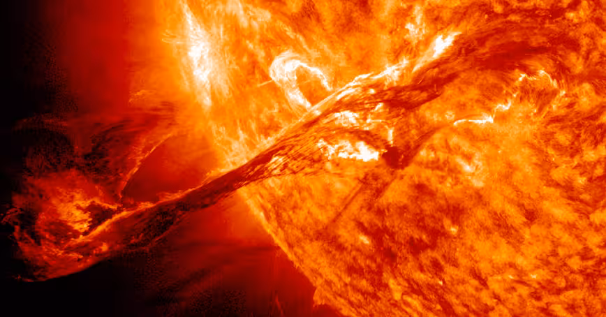 Close-up shots of the Sun reveal popcorn-like sunspots