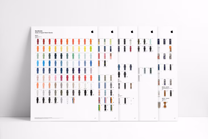 Apple Watch band chart